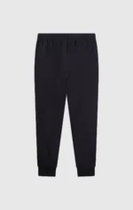Men's Lightweight Jogger Black Sweatpants with Large Logo