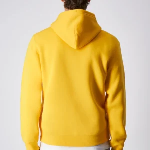Small Script Logo Fleece sun yellow Hoodie