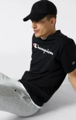 Big Logo Cotton Jersey Black T-Shirt