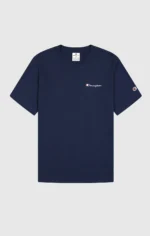 Small Logo Cotton Jersey blue T-Shirt navy