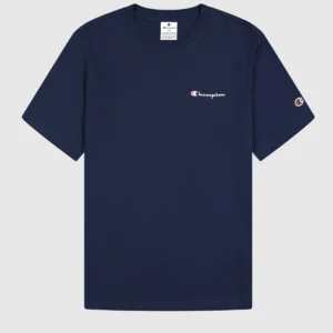 Small Logo Cotton Jersey blue T-Shirt navy