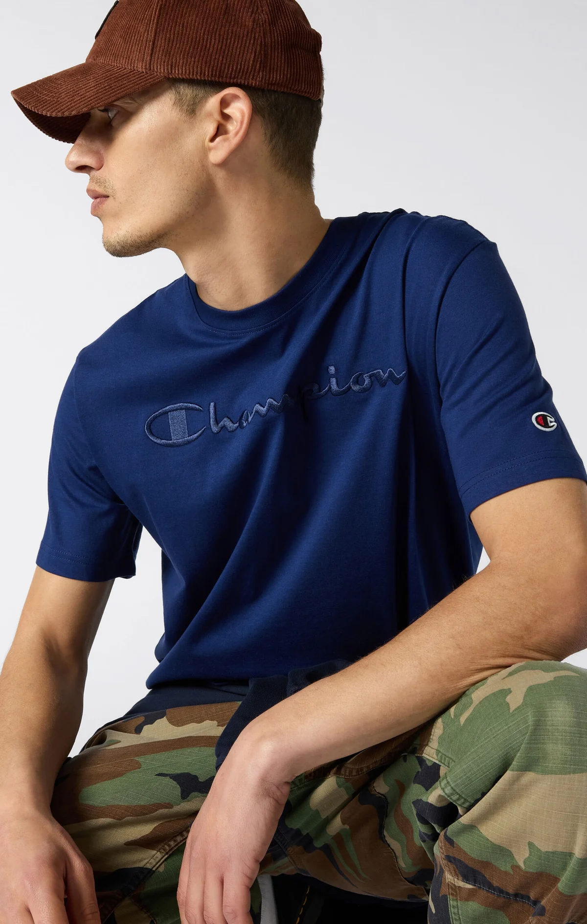 Tonal Big Logo Cotton navy blue T-Shirt Tonal Big Logo Cotton navy blue T-Shirt