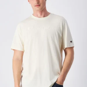 Tonal Big Logo Cotton White T-Shirt