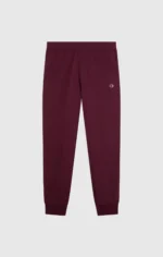 Men’s Rib Cuff Slim Fit Fleece Icons Burgundy Joggers