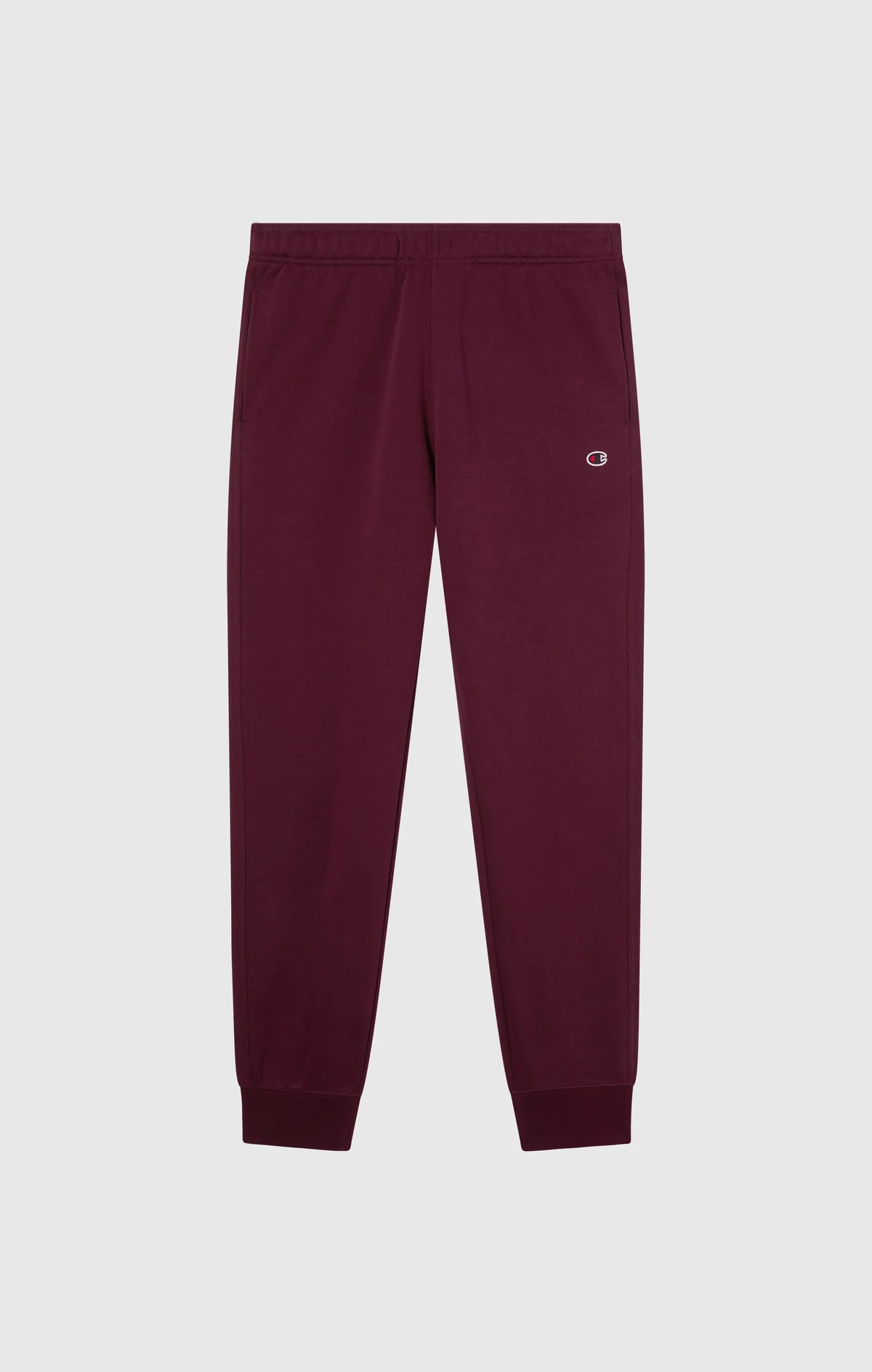 Men’s Rib Cuff Slim Fit Fleece Icons Burgundy Joggers Men’s Rib Cuff Slim Fit Fleece Icons Burgundy Joggers