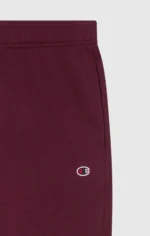 Men’s Rib Cuff Slim Fit Fleece Icons Burgundy Joggers