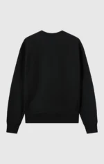 Reverse Weave Relaxed Black Sweatshirt