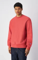 Reverse Weave Relaxed coral pink Sweatshirt