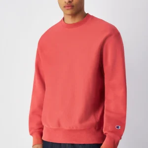 Reverse Weave Relaxed coral pink Sweatshirt