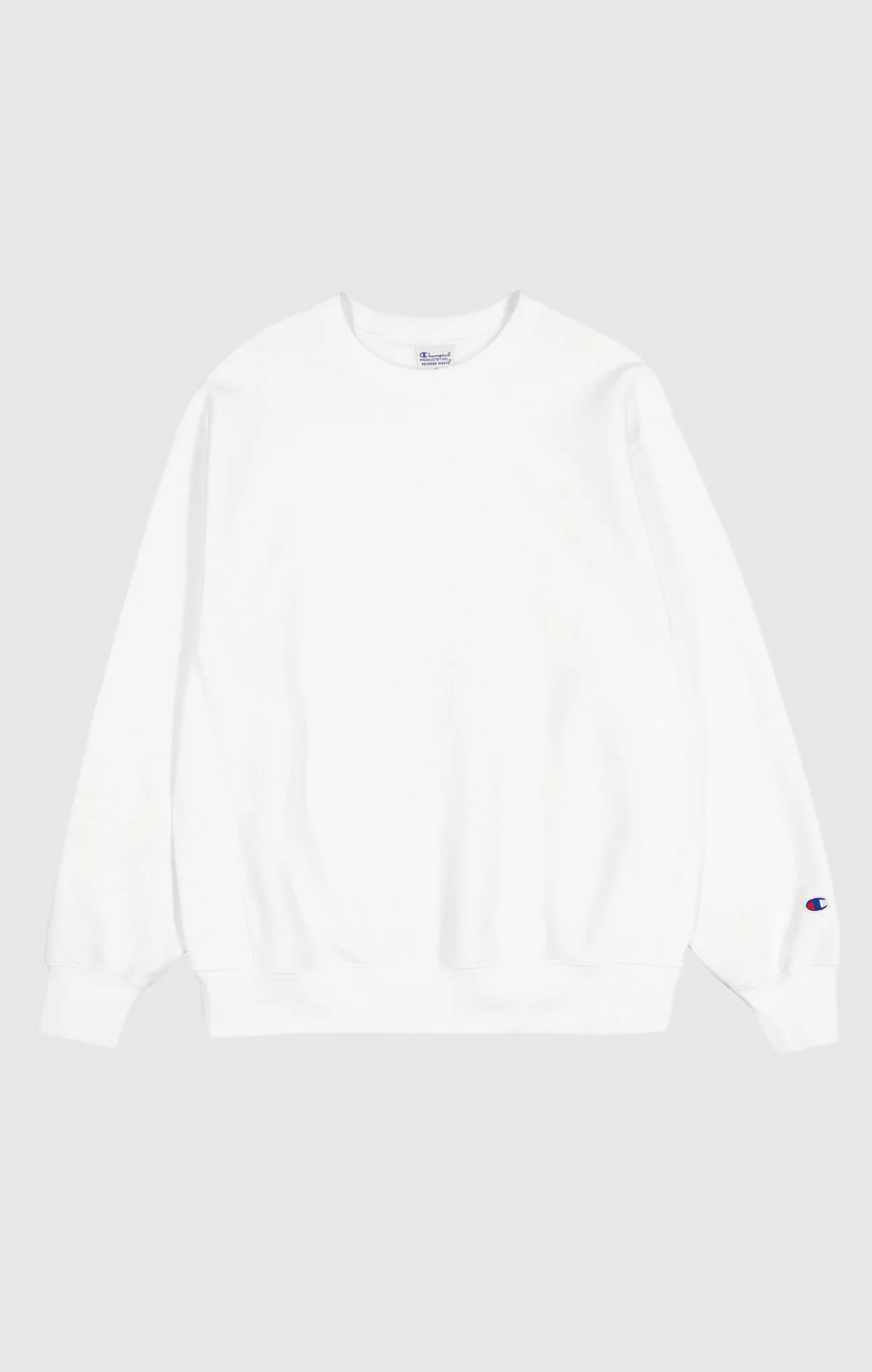 Reverse Weave Relaxed White Sweatshirt Reverse Weave Relaxed White Sweatshirt