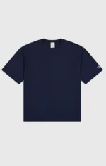 Men's T-Shirt in navy blue Heavy Cotton Jersey