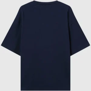 Men's T-Shirt in navy blue Heavy Cotton Jersey