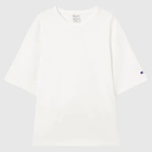 Men's T-Shirt in White Heavy Cotton Jersey