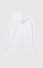 Slim Fit Men's Light Full Zip Hoodie Icons White Sweatshirt