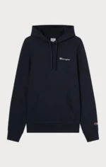 Men's Lightweight Slim Fit Hoodie navy blue with Small Embroidered Logo
