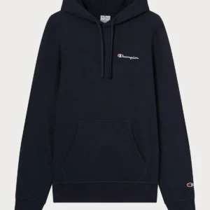 Men's Lightweight Slim Fit Hoodie navy blue with Small Embroidered Logo