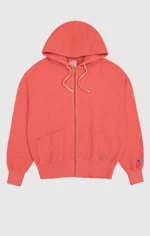 Men's Time Capsule Washed Look Loose Fit coral pink Hoodie