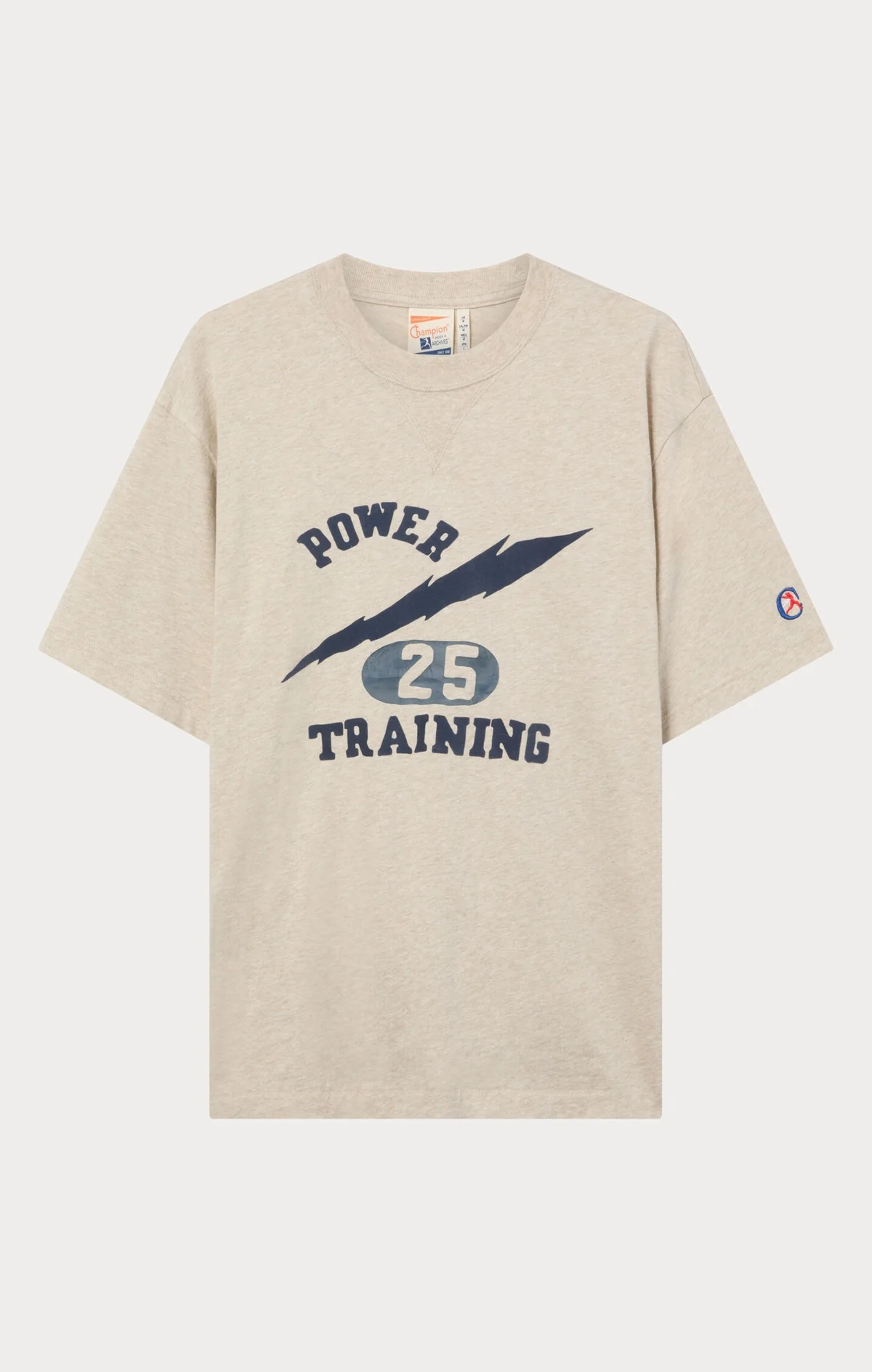 Archive Physical Education Loose Fit Crewneck T-Shirt Grey Light Archive Physical Education Loose Fit Crewneck T-Shirt Grey Light