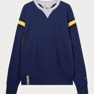 Archive Physical Education Cotton Terry Crewneck navy blue Sweatshirt