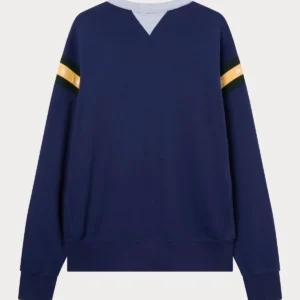 Archive Physical Education Cotton Terry Crewneck navy blue Sweatshirt
