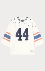 Archive Physical Education Nylon Jersey Crewneck White T-Shirt