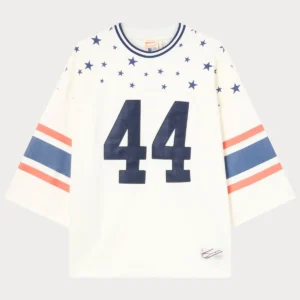 Archive Physical Education Nylon Jersey Crewneck White T-Shirt