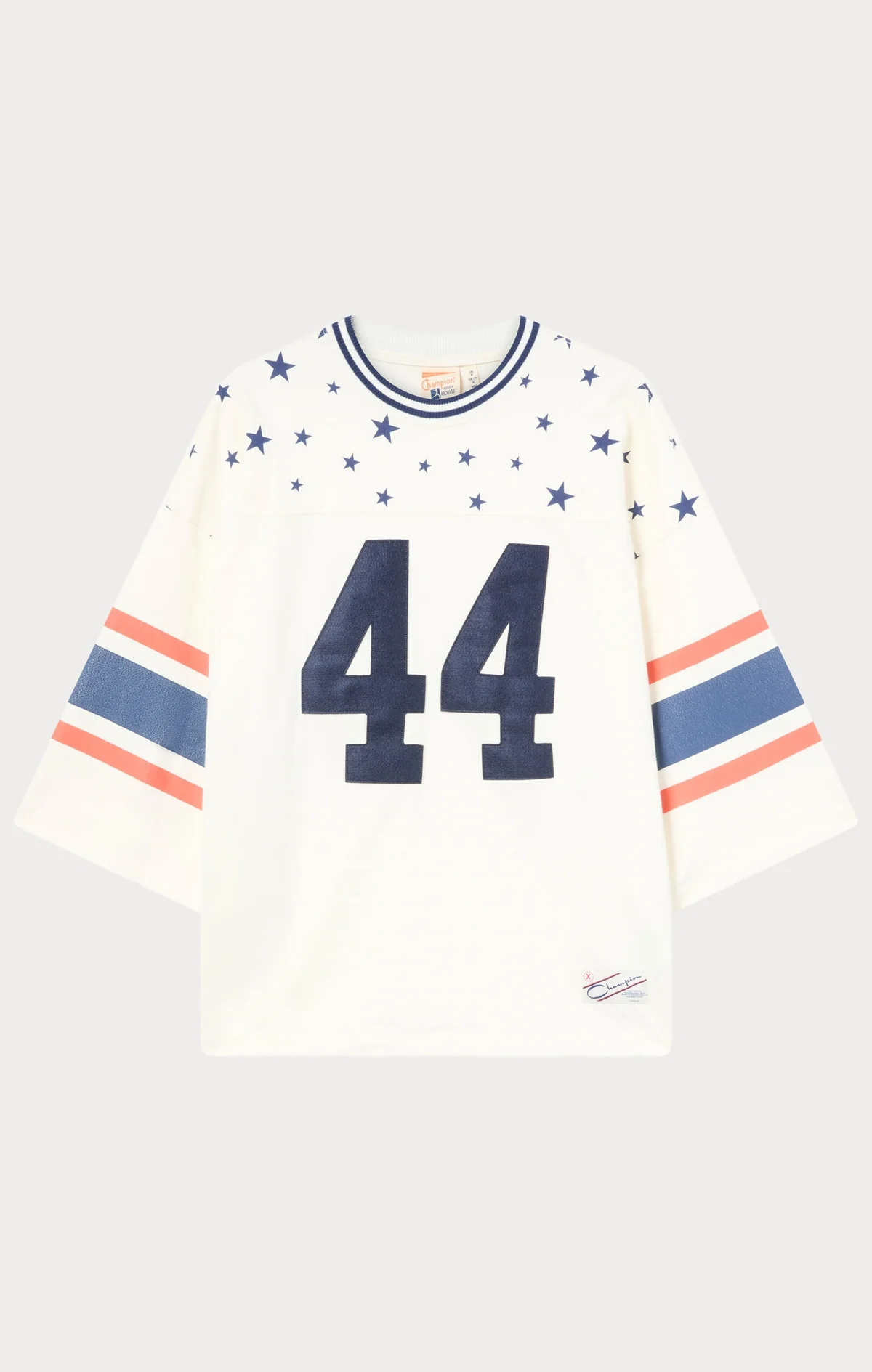 Archive Physical Education Nylon Jersey Crewneck White T-Shirt Archive Physical Education Nylon Jersey Crewneck White T-Shirt