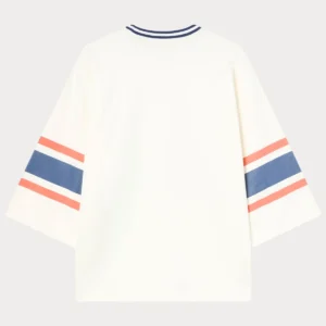 Archive Physical Education Nylon Jersey Crewneck White T-Shirt