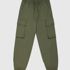 Champion X Men's Washed Look Slim Fit Cargo Pants Forest Green