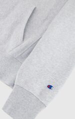 Reverse Weave Men's Loose Fit Light Grey Hoodie