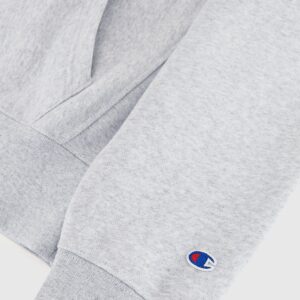 Reverse Weave Men's Loose Fit Light Grey Hoodie