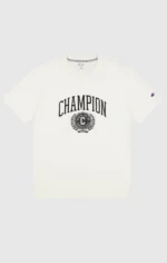 Mne's College Short Sleeve White T-Shirt