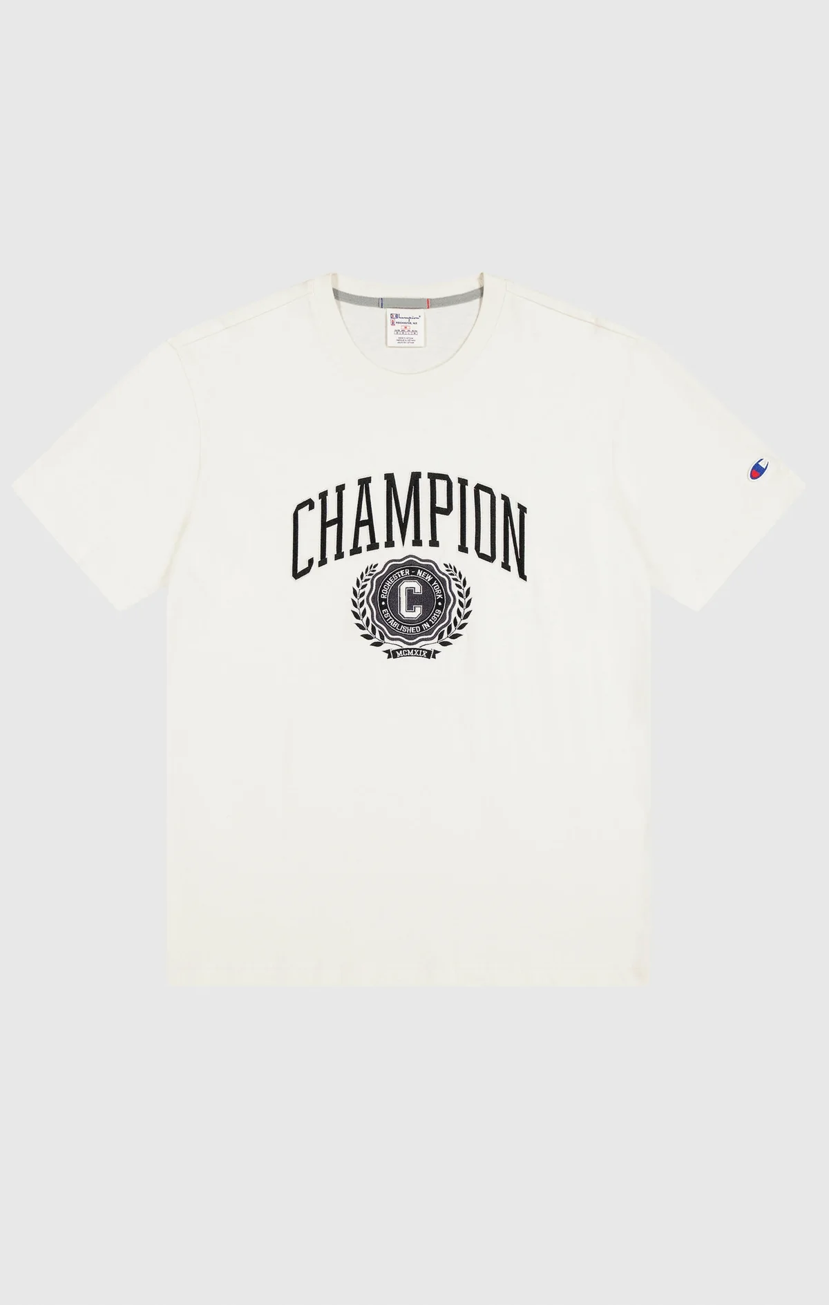 Mne's College Short Sleeve White T-Shirt Mne's College Short Sleeve White T-Shirt