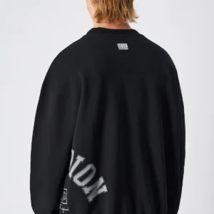 Men's All Black Crewneck Black Sweatshirt