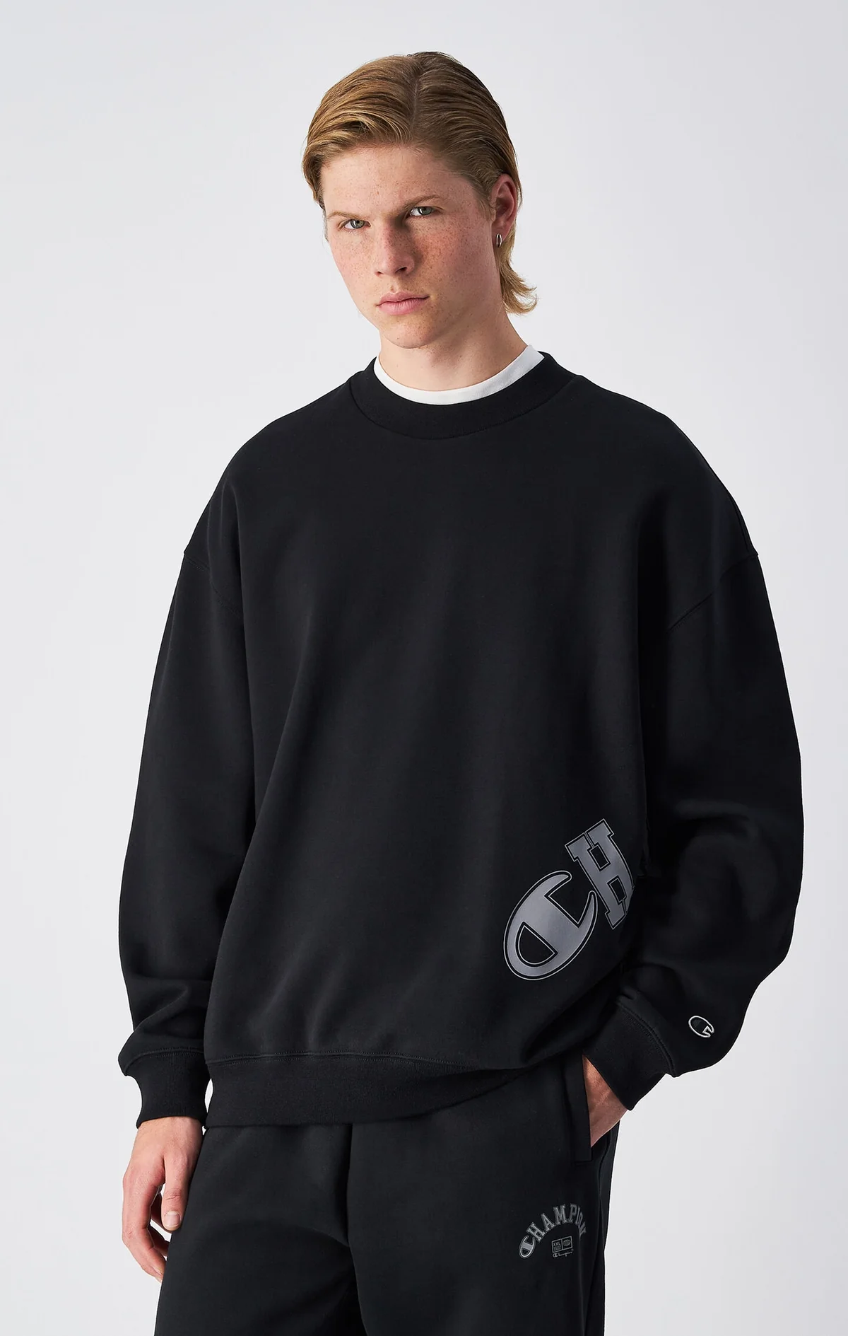 Men's All Black Crewneck Black Sweatshirt Men's All Black Crewneck Black Sweatshirt