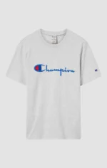 Men's T-Shirt in Heavy Cotton Jersey Grey Light