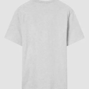 Men's T-Shirt in Heavy Cotton Jersey Grey Light