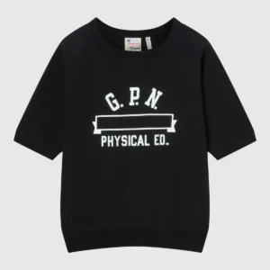 Short Sleeve Sweatshirt Black True To Archives