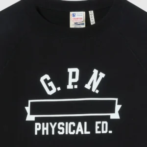 Short Sleeve Sweatshirt Black True To Archives